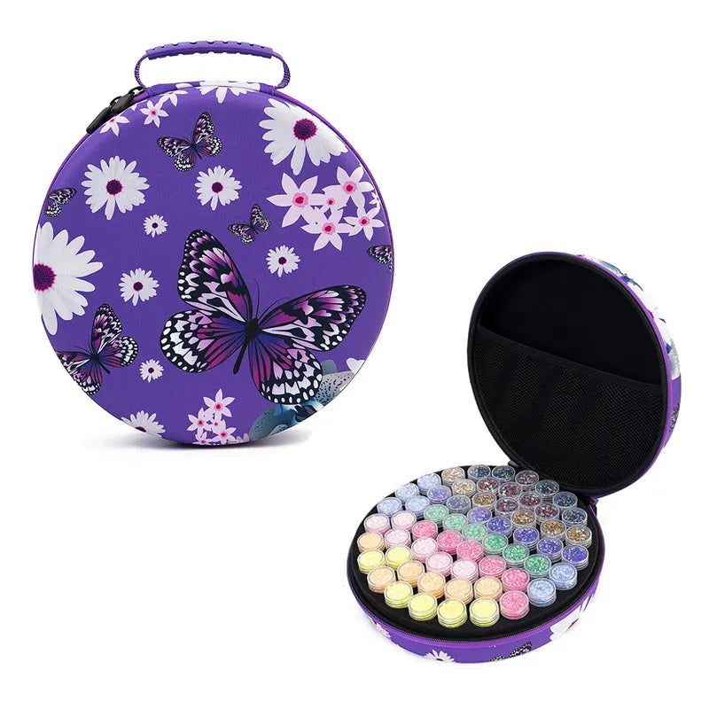 Koffer Rond Vlinders 60 potjes
