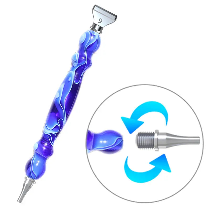Ergonomische Pen kleurig met metalen tip