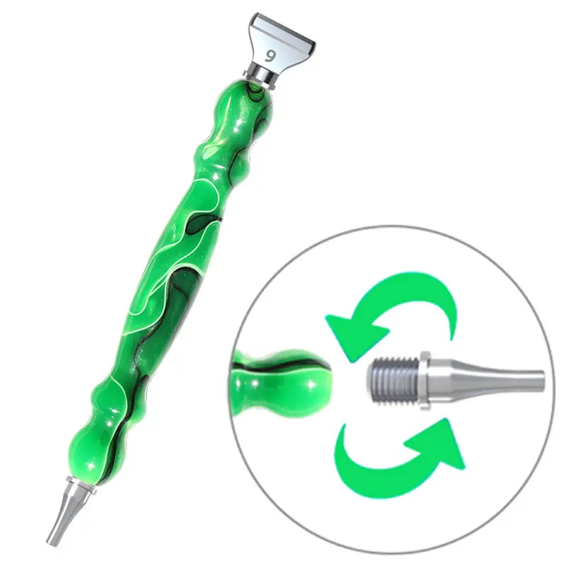 Ergonomische Pen kleurig met metalen tip