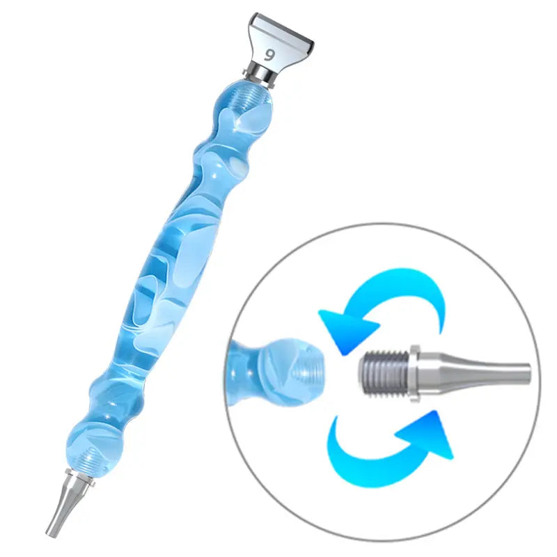 Ergonomische Pen kleurig met metalen tip