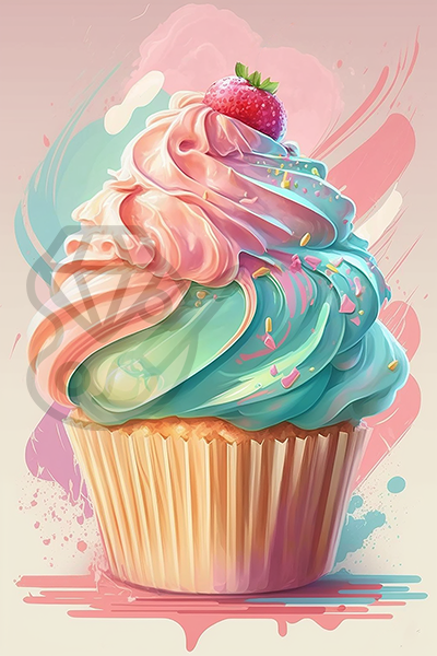Pastel Cupcake