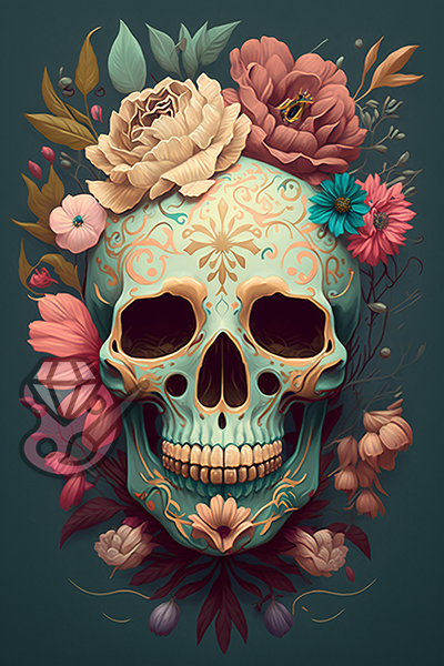 Candy Skull Pastel