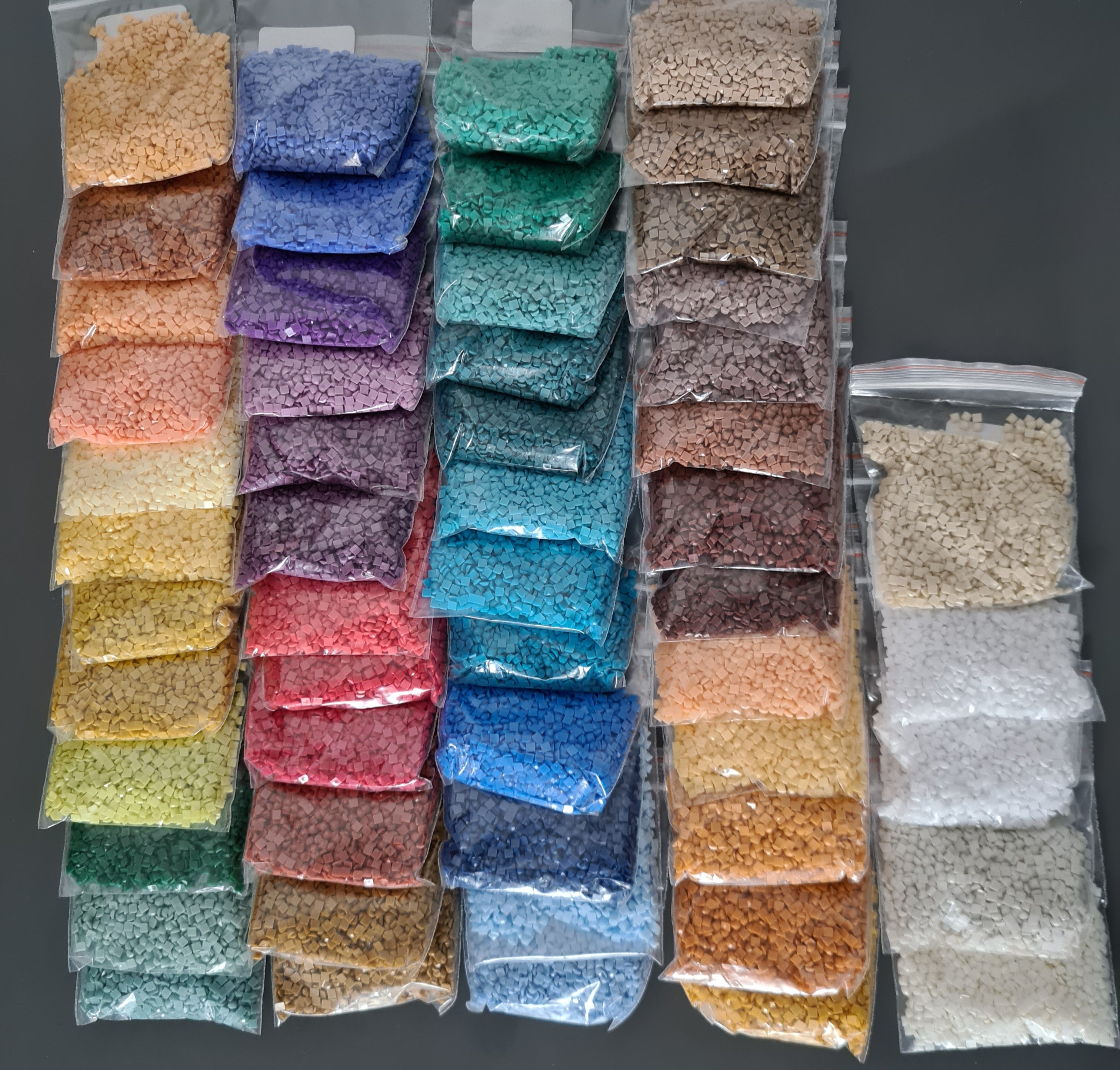 Losse steentjes vierkant 3816 - ECRU