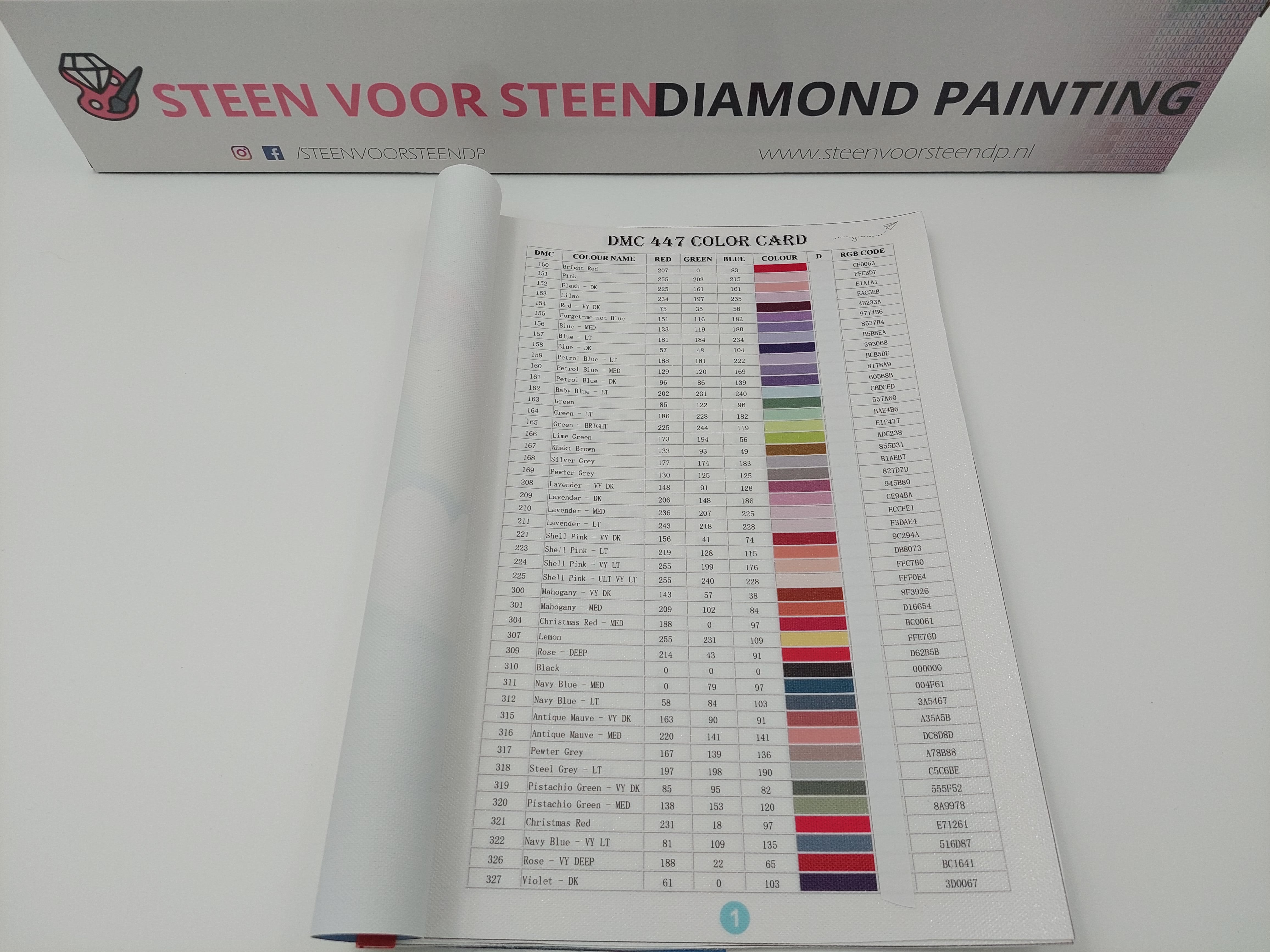 DMC Kleurenboek