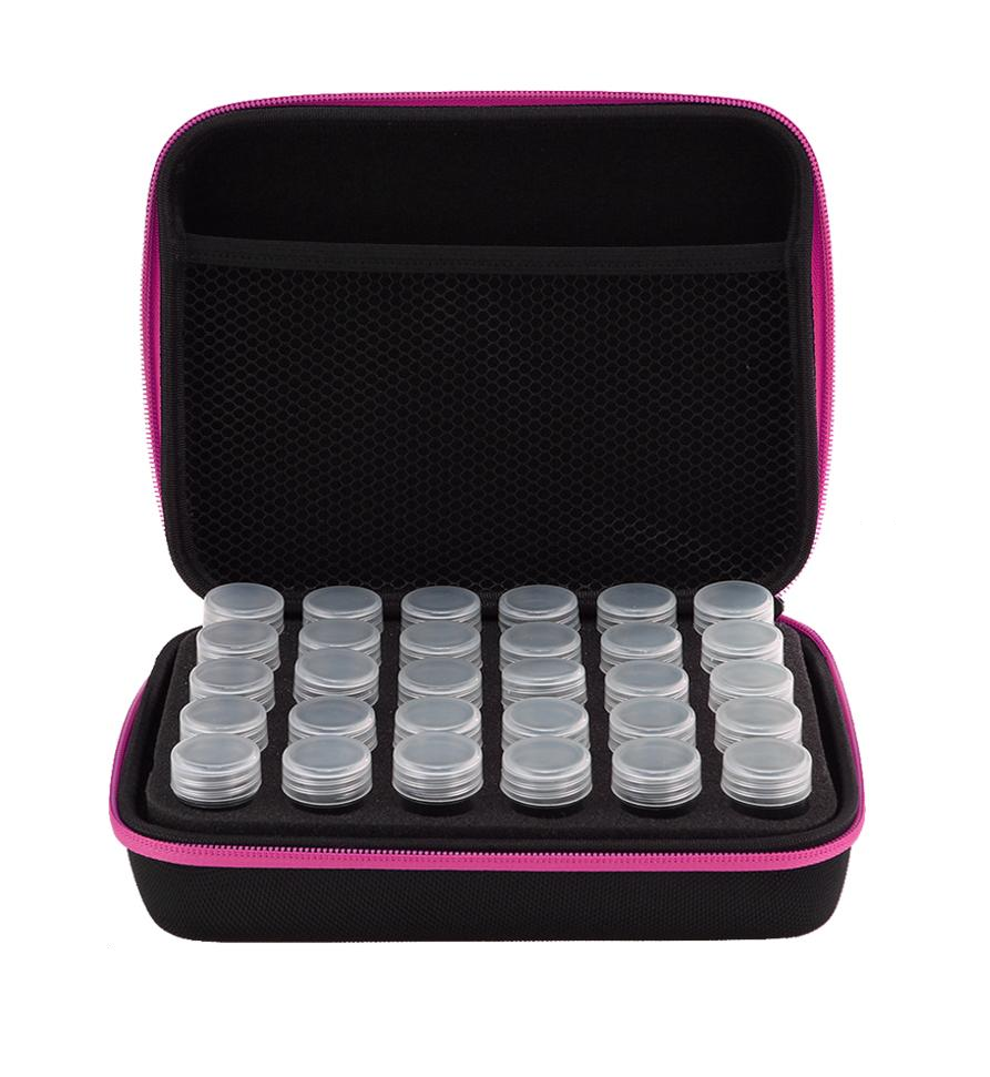 Koffer 30 ronde potjes