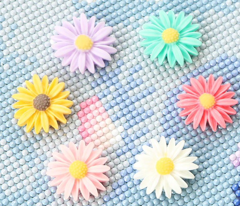 Cover magneetjes Bloemen