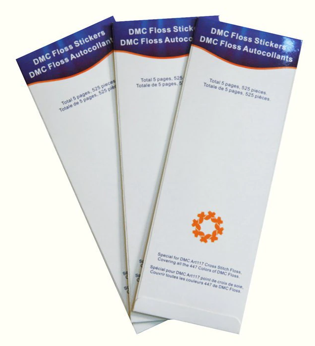 Mapje met DMC Stickers