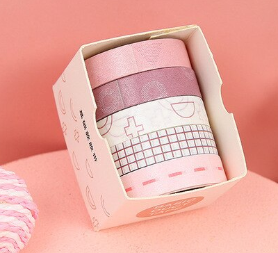 Washi Tape small, 5 stuks