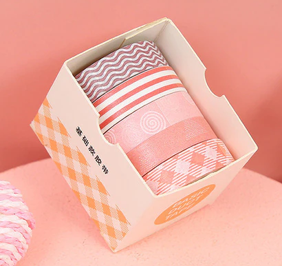 Washi Tape small, 5 stuks