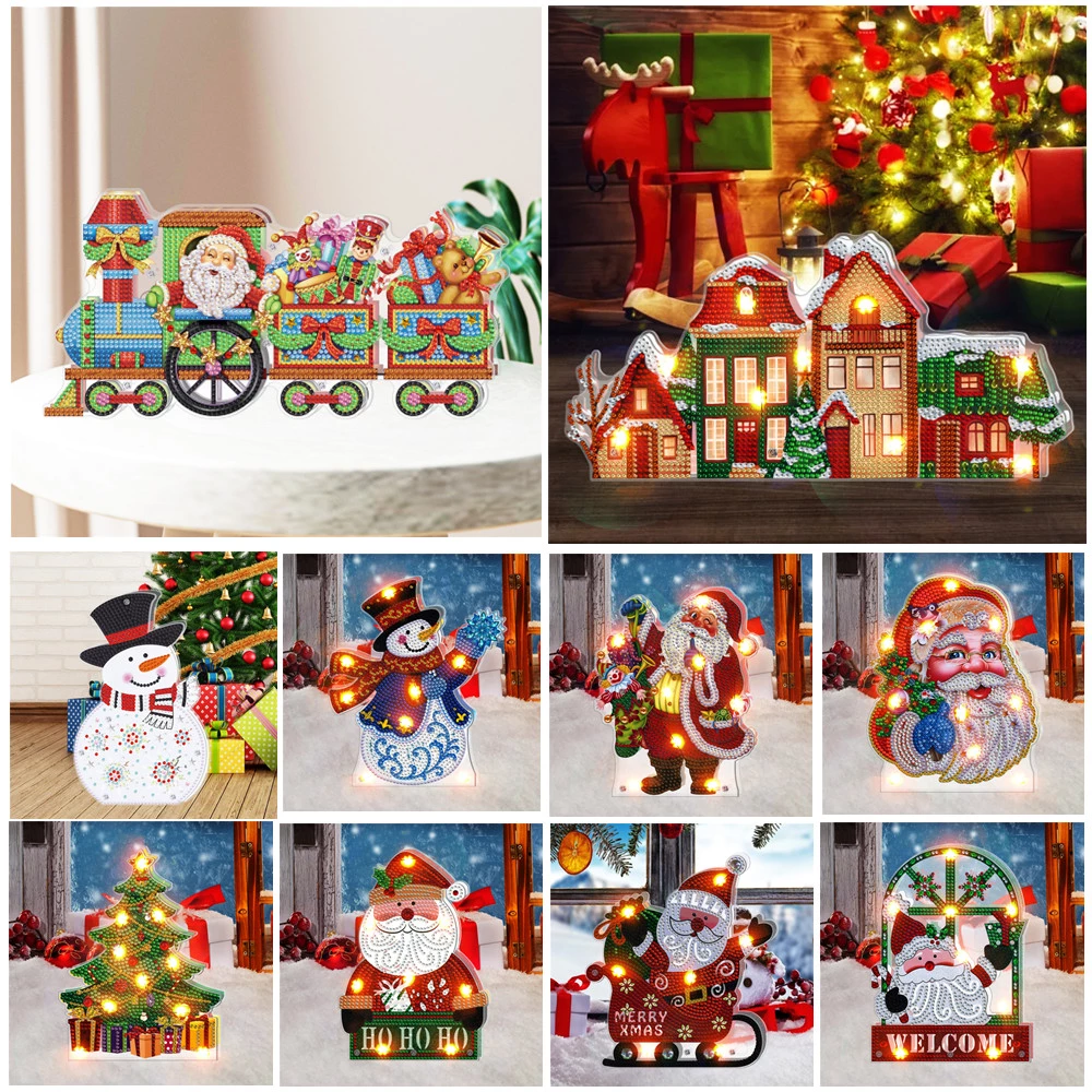 Kerst ornament met lichtjes