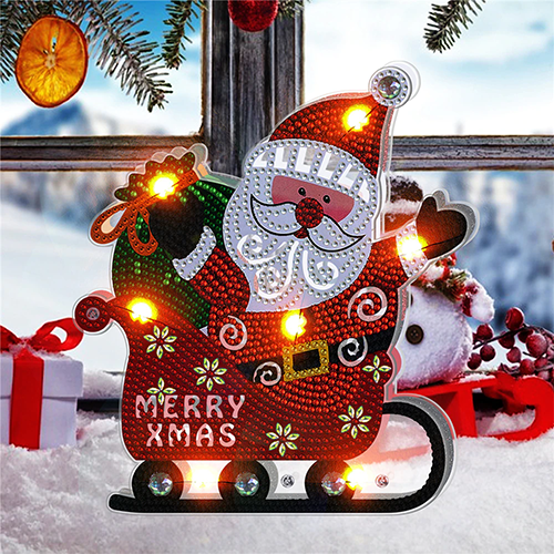 Kerst ornament met lichtjes