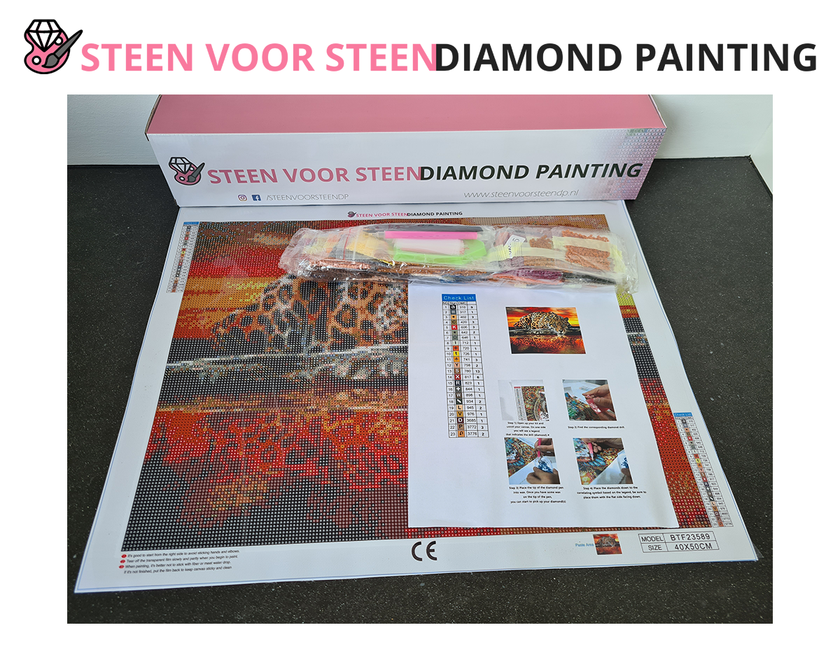 Luipaard zonsondergang