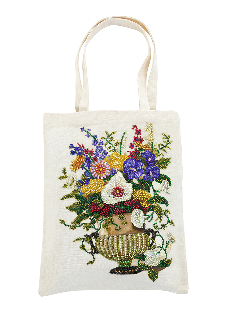 Tas met Bloemen in Vaas