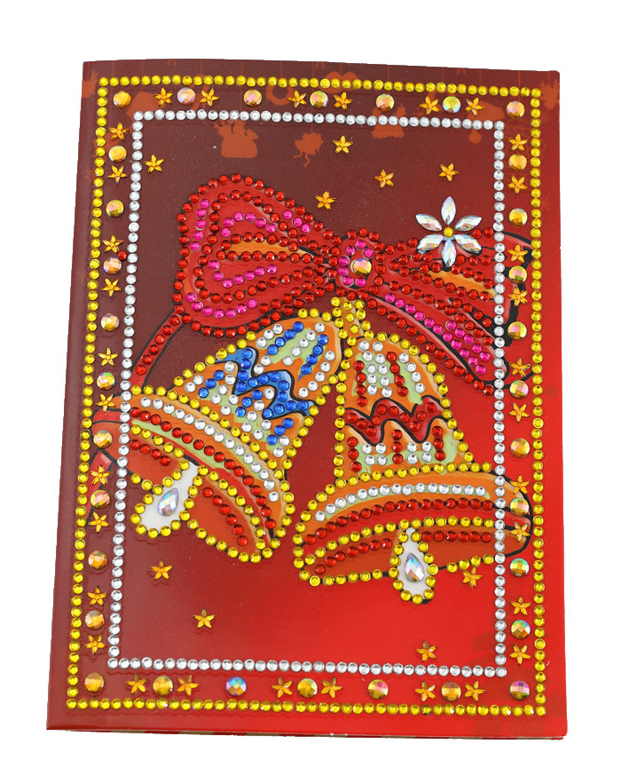 Kerstkaart Jingle Bells Rood