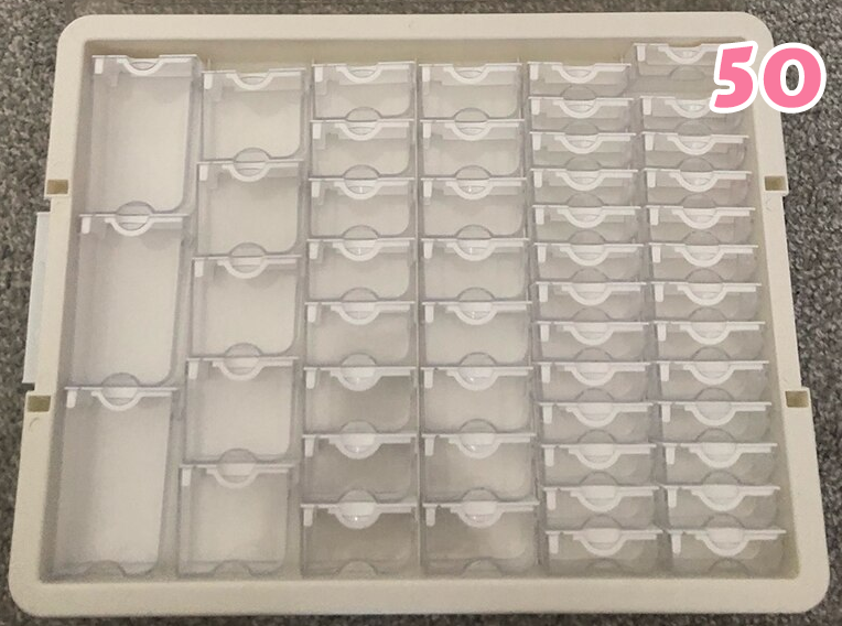 Compartimenten Opbergdoos met bakjes