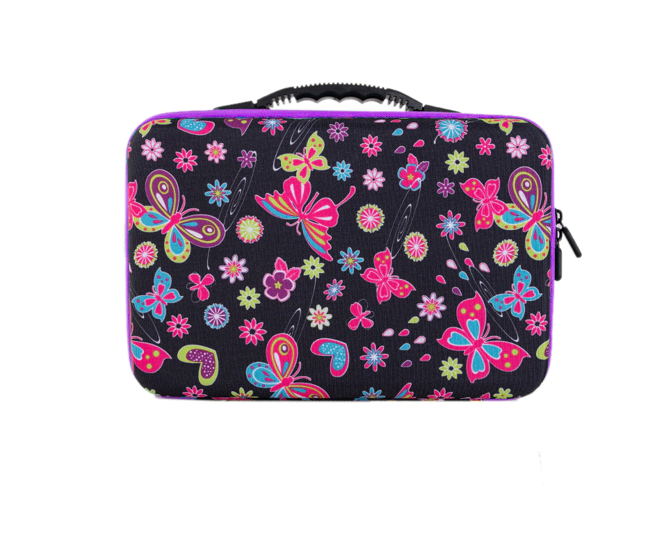 Koffer Vlinders Dark 60 ronde potjes