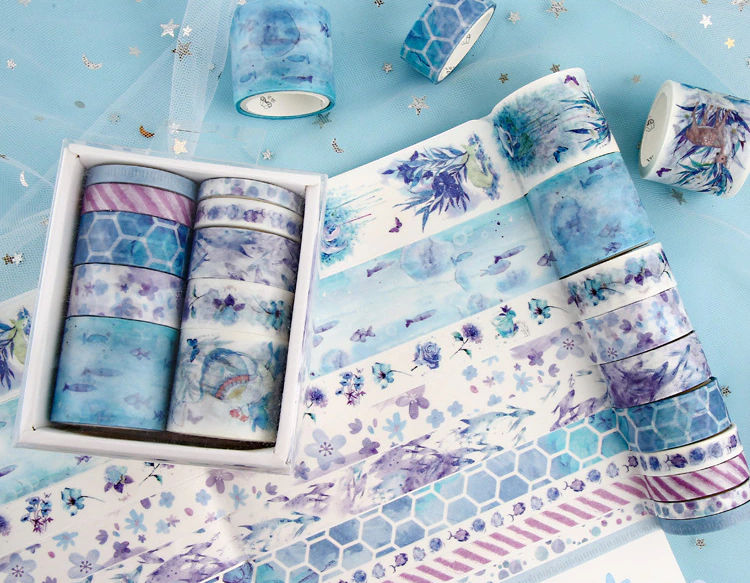 Washi Tape Patroon 10 stuks