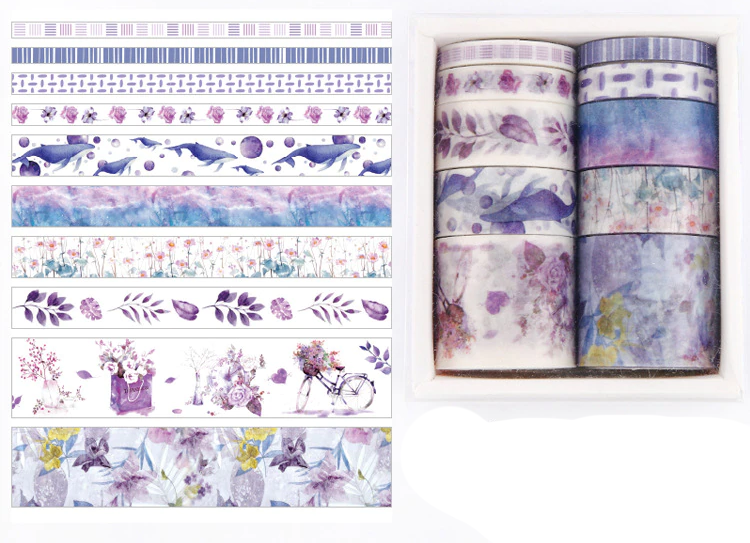 Washi Tape Patroon 10 stuks