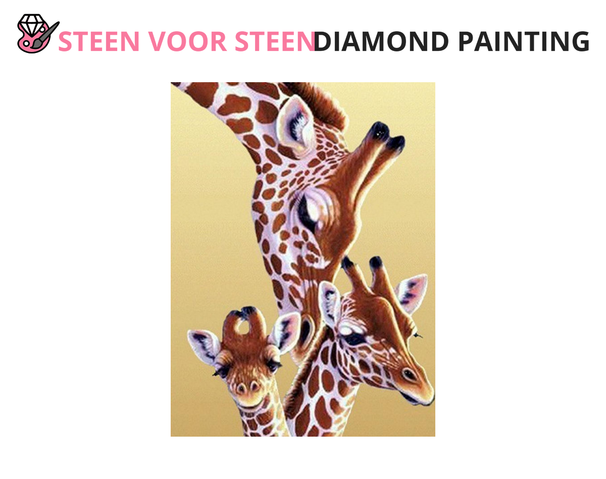 Giraf met kleintjes