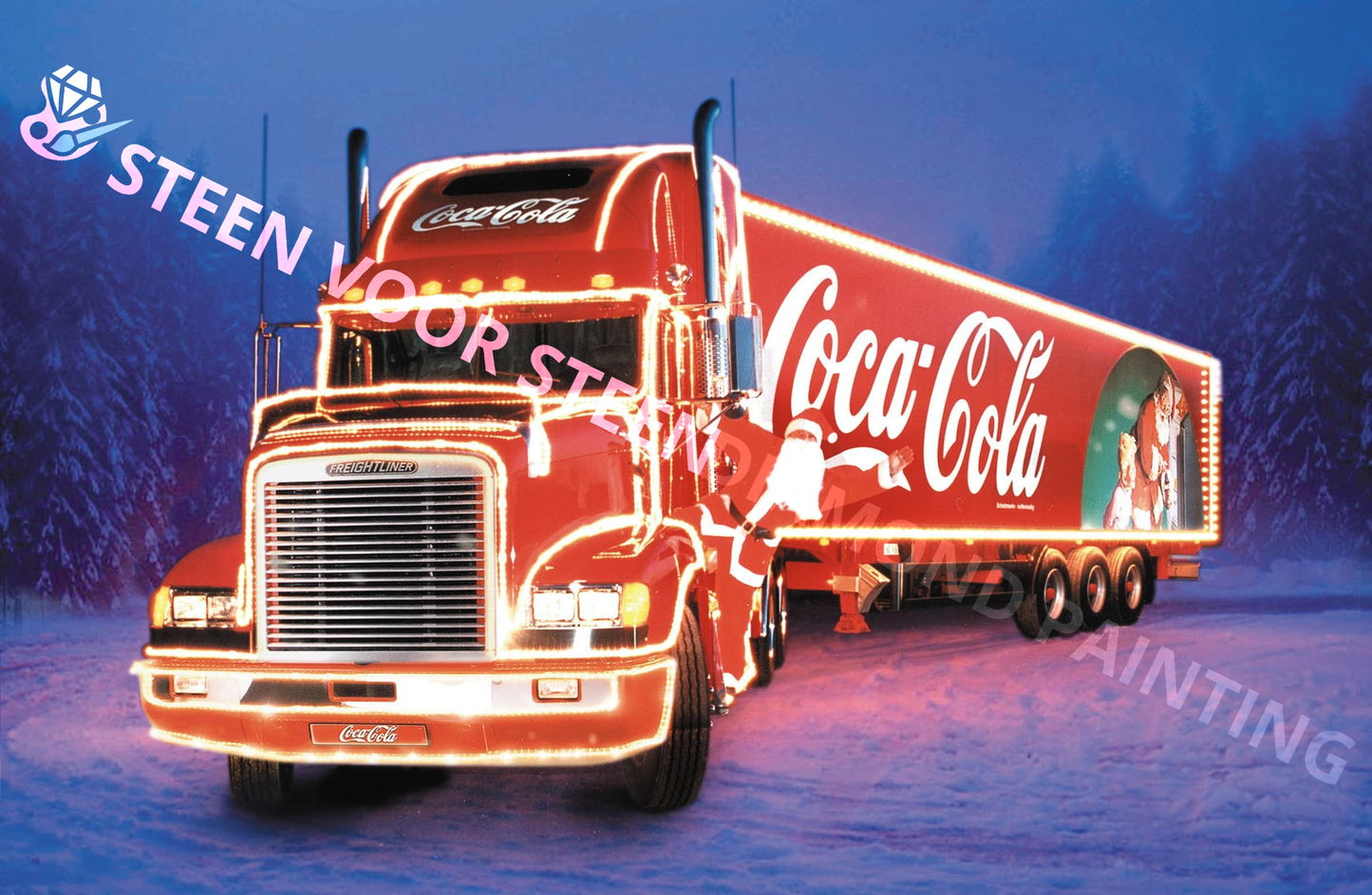 Kersttruck Coca Cola