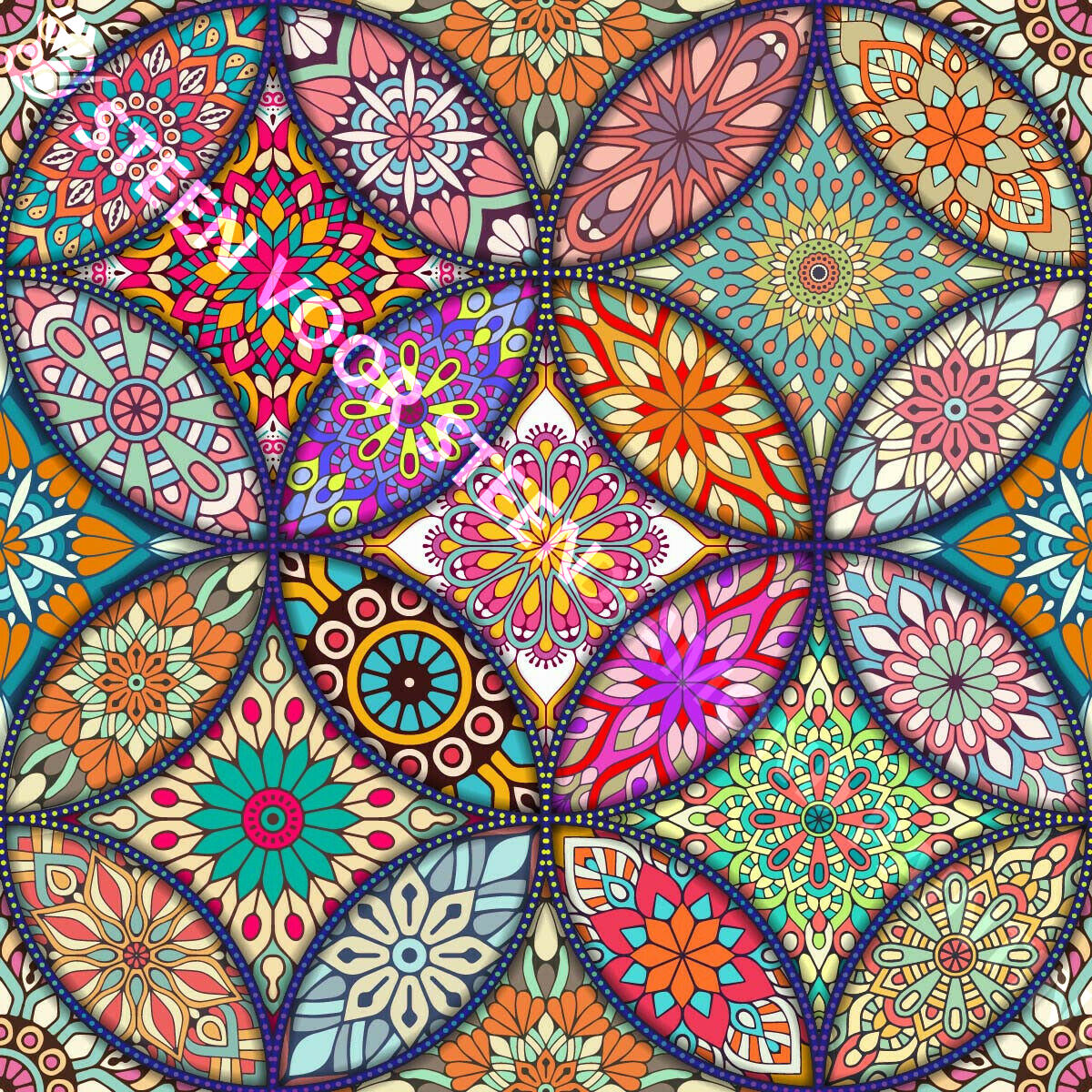 Mandala Kleurig