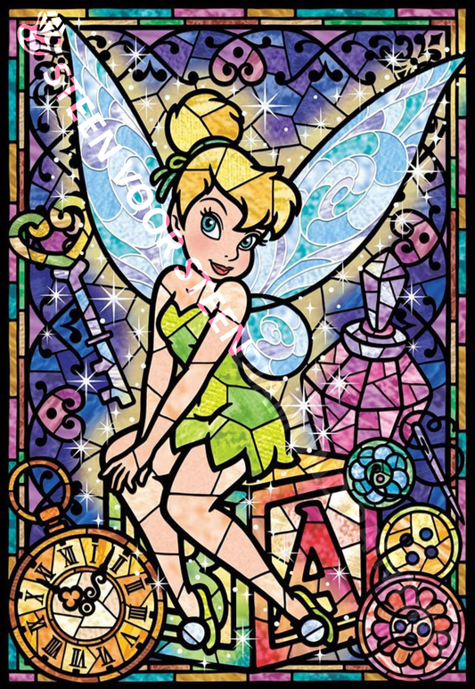 Tinkerbell Glas in Lood