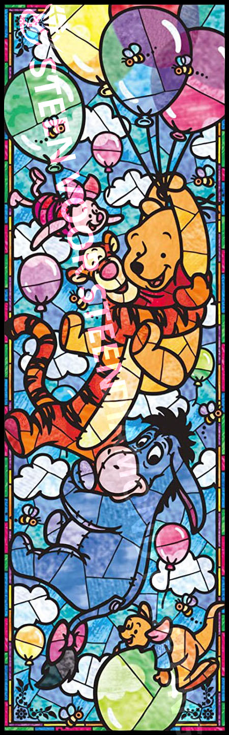 Winnie de Pooh Glas in Lood