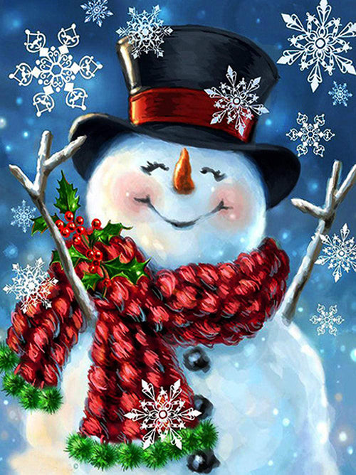 Sneeuwpop met Sjaal